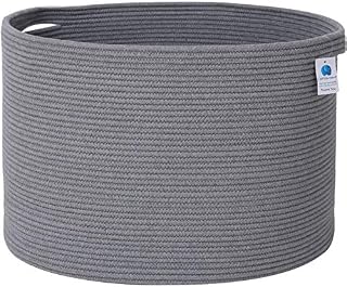 22" x 22" x 16" Mega Size Extra Large Storage Basket, Cotton Rope