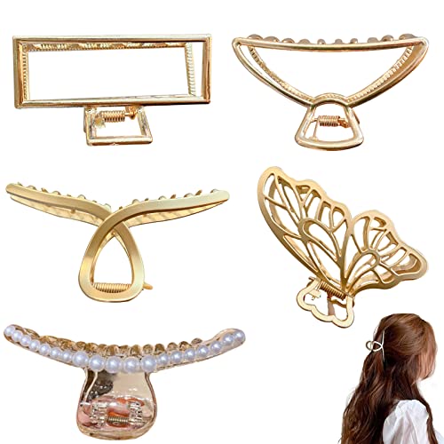 5 Pcs Fermagli per Capelli in Metallo, Fermagli