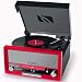 Produktbild Muse MT-110 B Retro Stereo-Anlage mit Plattenspieler, Bluetooth, CD-Player und Radio mit USB für Wiedergabe und Aufnahme, rot