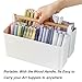 Art Caddy Organizer with Handle, Marker Organizer, Art Supply Storage Organizer with Adjustable Dividers, Portable Storage Bin for Craft Supplies Colored Pencils Makeups Tools Pen Holder for Desk