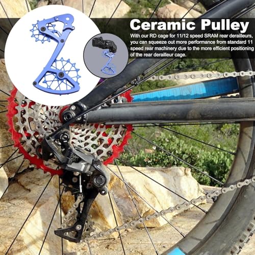Galet dérailleur arrière aluminium de rechange pour vitesse de vélo