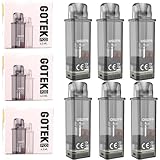Aspire Gotek X 4.5ml 交換用 podカートリッジ (2個入り) vape pod 0.8ohm アトマイザーヘッド 電子タバコ リキッドなし ニコチンフリー (6個入り-3箱)