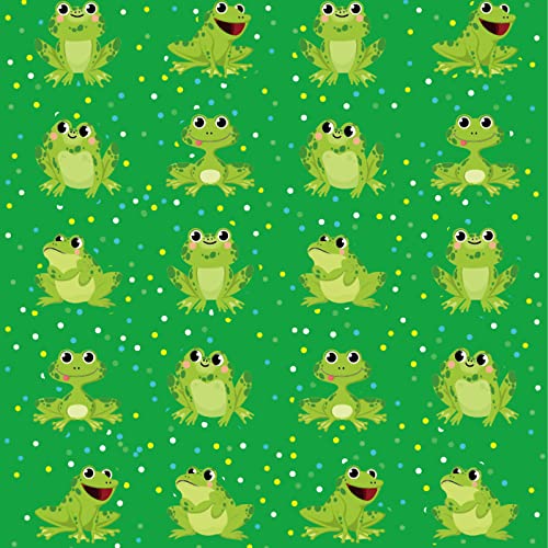 500 Pieces Frog Stickers Small Green Spotted Frog Aesthetic Stickers for Teachers Students Crafts School Classroom Decorations Scrapbook Laptop Skateboard Phone Guitar