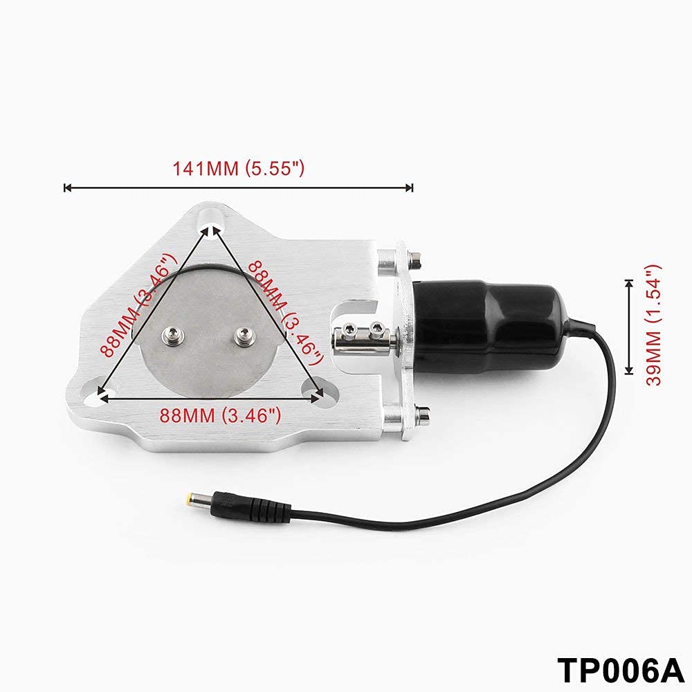 Maso 5,1 cm 51 mm elettrico valvola di controllo remoto sistema di scarico marmitta E-Cut out ritaglio…
