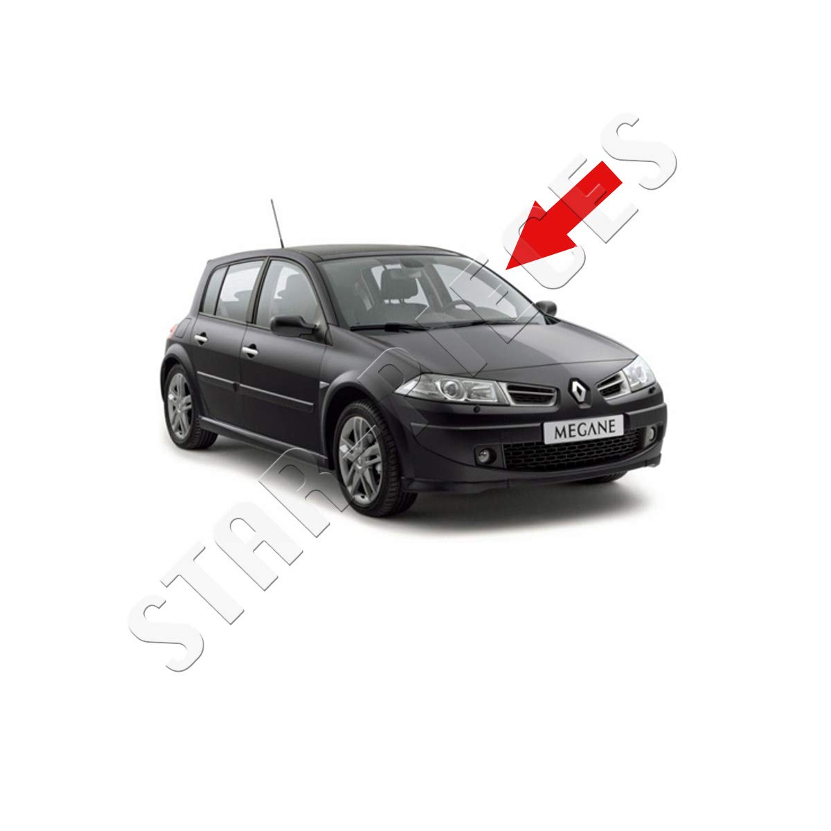 STARKIT PERFORMANCE Alzacristallo compatibile per Megane 2 (2002-2008) ALZAVETRO ANTERIORE SINISTRO (guida) (5 porte) 8200325136, 8201010926