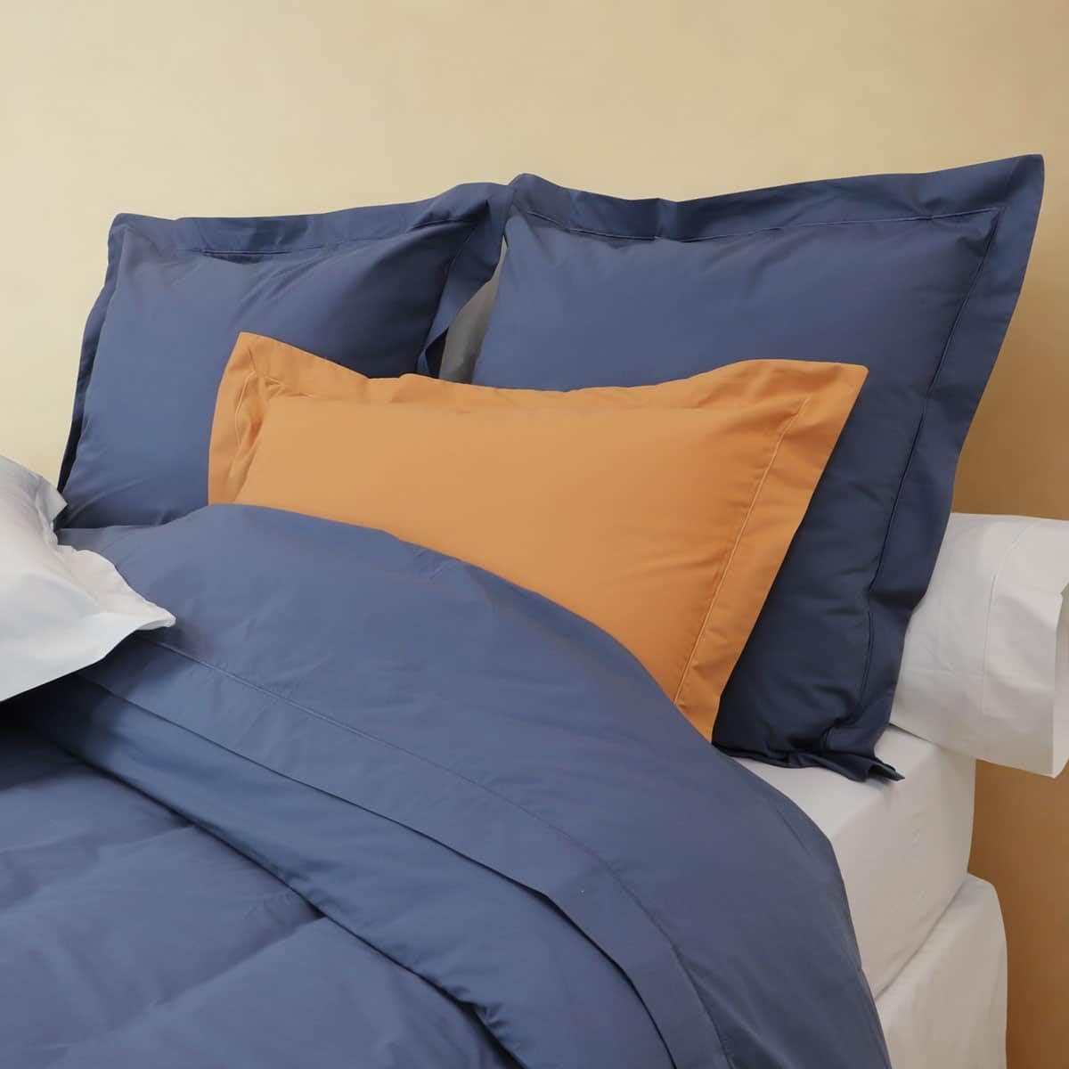 Housse de Couette Coton Percale 200 Fils Desiree - Blanc - 280x240
