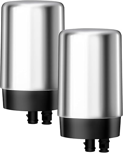 Miniatura 1 de Waterdrop Filtro de agua para grifo, repuesto para filtro Brita, sistema de filtración de agua del grifo 36311, filtros de repuesto Brita, cromo de