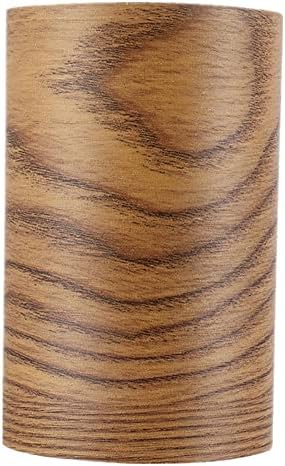 MULLSAN 10Meters Yellow Pine Wood Bud Wallpaper Border Peel & Stick Wall Covering Kitchen Bathroom Bedroom Tiles Decor Sticker (Light Brown) image 5