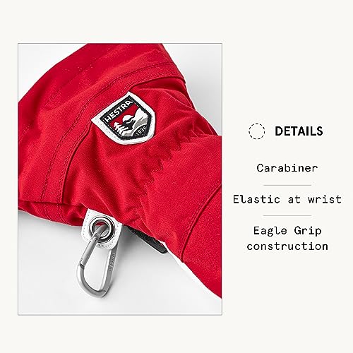 Image of Hestra Army Leather Heli Ski Glove, 5-Finger Snow Glove for Skiing & Snowboarding for Men & Women