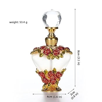 装飾的な香水 ボトル Amazon.co.jp: アンティーク香水の飾り瓶 10mlハート型蘭香水瓶
