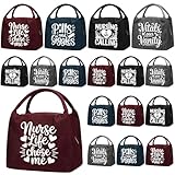 SilTriangle 12 Pcs Nurse Lunch Bag for Women Bulk Insulated Tote Bag Reusable Cooler Lunch Box for Cna Rn Nurses Gifts Work Office Picnic Travel, One Size, Special Nursing Design