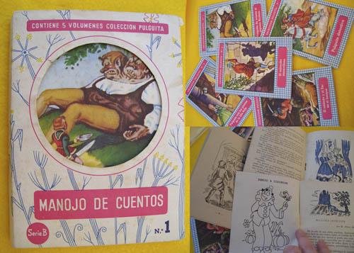 COLECCIÓN PULGUITA Serie B Nº1. 5 VOLÚMENES: Nº 1, 2, 3, 4, y 5.