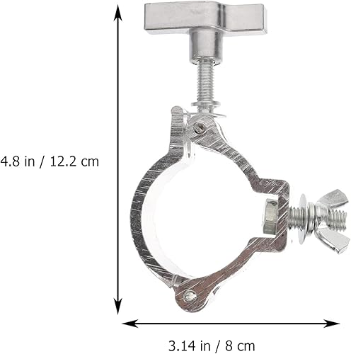 Miniatura 9 de Happyyami Abrazadera de iluminación 10 Uds. Gancho de luz de escenario, gancho de abrazadera de luz, clips de montaje de cuerda de luz, soporte de