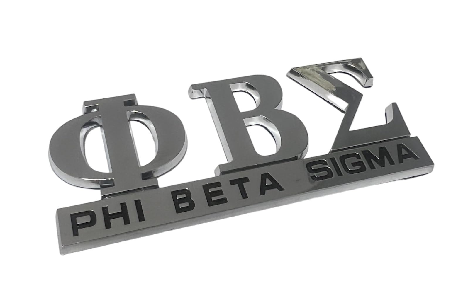 Phi 1914 Beta Sigma Chrome Car Decal Tag Accessory CAR/Truck