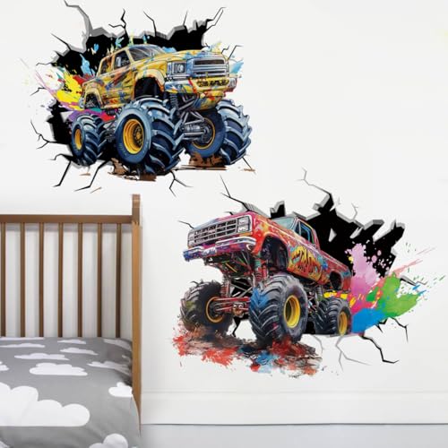 Vinilos Decorativos Monster Truck Grande para Pared miniatura 2