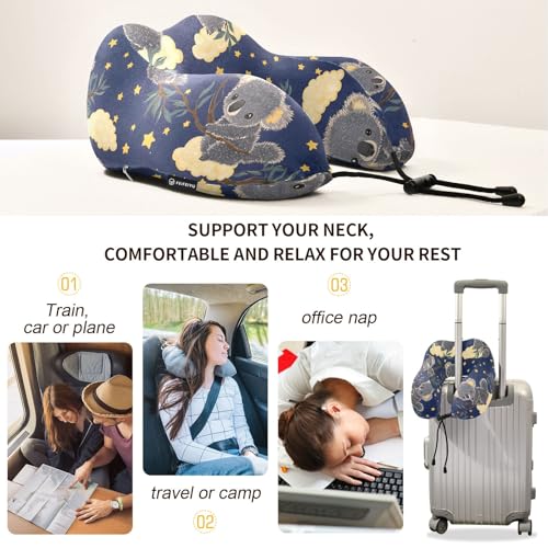 Almohada de Viaje Espuma Viscoelástica Tamaño Único miniatura 4