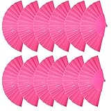 Usted puede recibir: 12 piezas de ventiladores plegables de mano con buena calidad.