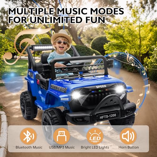 Bcarorur Z2 12V Ride On Electric Truck Car For Kids thumb #6