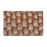 Mud Pie Glow Ghost Doormat; 18" x 29"