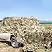 FLYEGO Double Layer Camo Netting Camouflage Netting Hunting Blind Camo Net Camouflage Nets Military Surplus for Shooting Party Decoration Photograph Car Cover Sunshade (13ftx20ft, Brown Camo)