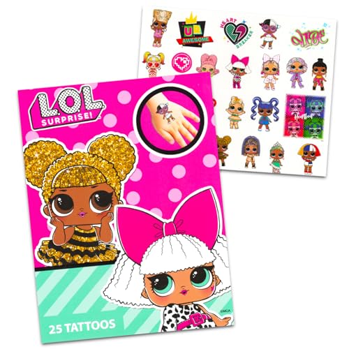 75 Pcs LOL Surprise Temporary Tattoos for Girls Bundle image 4