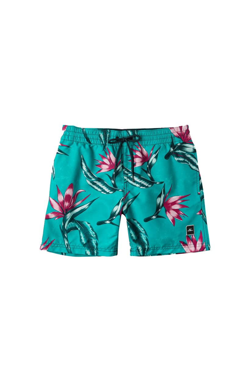 O'Neill Original Cali 14 - Bañador para niño, color verde y rosa