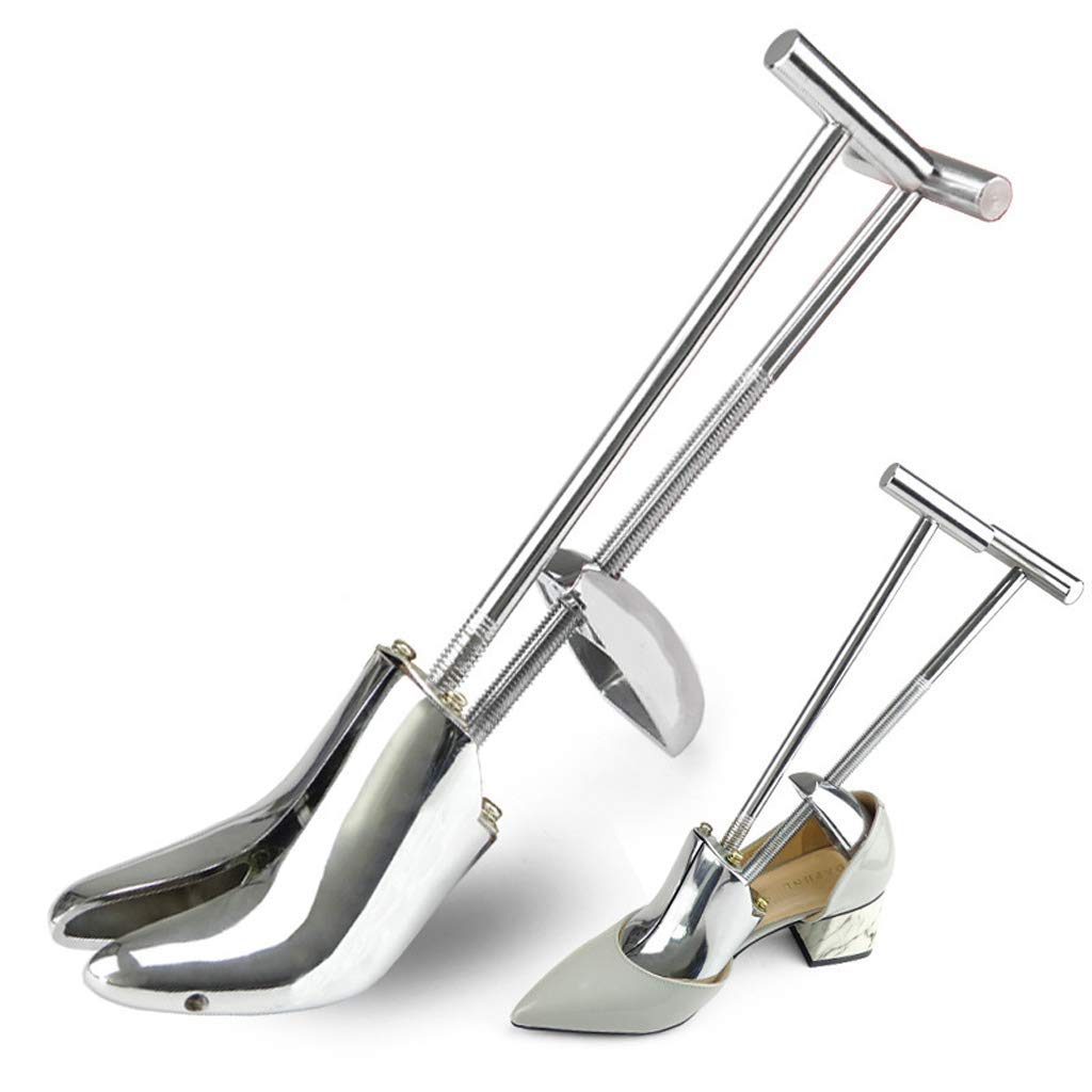 Horma de zapatos de metal para mujer, diseño de árbol, plata