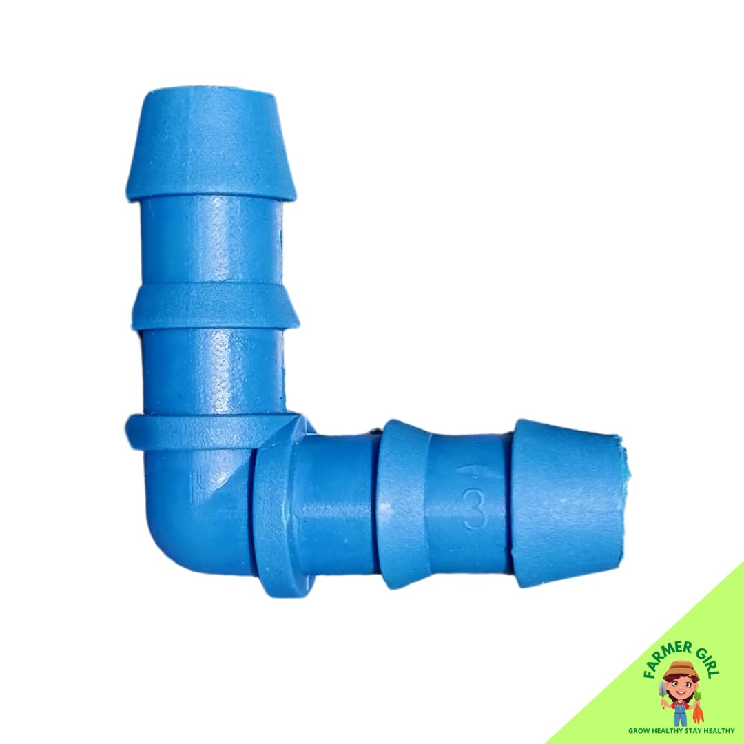 Farmer Girl Drip Irrigation Accessories Elbow 12mm Connectors for Gardening Home Garden. (100) (B0B7XHTNP5) Amazon Price History, Amazon Price Tracker