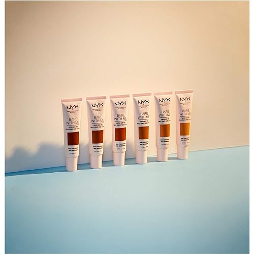 Miniatura 6 de NYX PROFESSIONAL MAKEUP Bare With Me - Velo de piel tintado, crema BB ligera, moca profunda