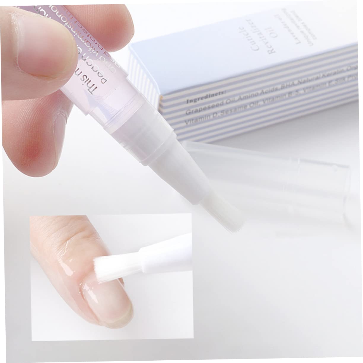 10piezas Bolígrafos De Aceite Para Cutículas Bolígrafos Nutritivos Para Uñas Para Salón De Uñas Doméstico Para Manicura
