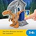 Fisher-Price Imaginext Jurassic World Dominion Atrociraptor 'Tiger' Dinosaur Toy with Removable Trap for Preschool Kids Ages 3 and Up