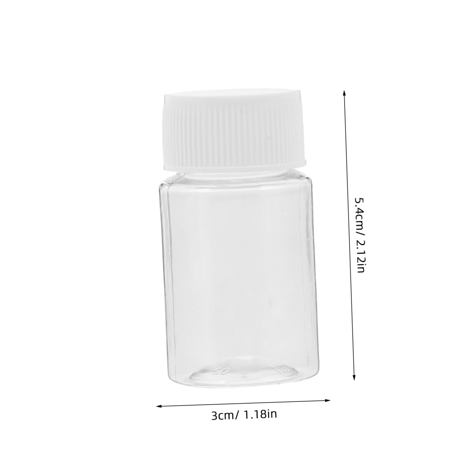 DECHOUS Seal Liquid Sampling Bottles Plastic Bottles for Lab Home Travel Wide Mouth Design for Easy Filling Dispensing