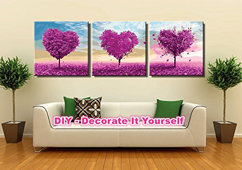 CaptainCrafts Malen nach Zahlen Erwachsene DIY Malen nach Zahlen Kit enthält Pigmente Leinen Leinwand Pinsel DIY Ölmalerei 40x50cm (Mit Rahmen, Mohnblumen Topfpflanzen) – Bild 6