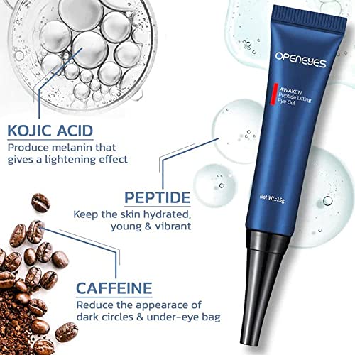 Openeyes Awaken Peptide Lifting Eye Gel - Derma Firm Peptide Firming Eye Gel, Nordizoe Openeyes Eye