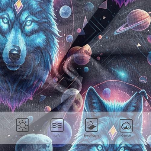 Joisal Fun Toddler Underwear Floral 2t Cotton Panties Little Girl Mystical Blue Wolves Planets Underpants Briefs3