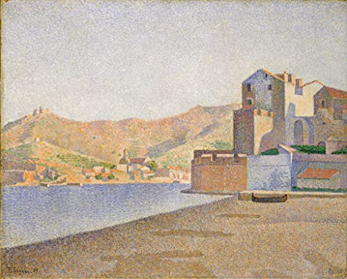 Tableau la Plage Collioure Signac 60x90cm - Solution Déco pour Mur Blanc Vide