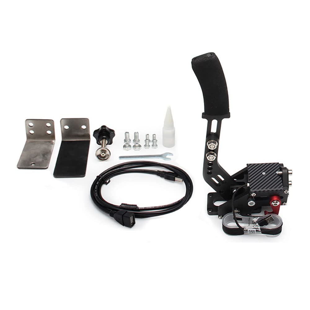 Hingers 64 Bit USB Drive-free Hand-Brake Simulate Linear Racing Game Handbrake Only Suitable for PC Wins System Plug and Use