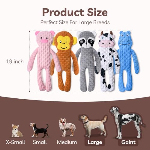 SHARLOVY Juguete Sonoro para Perros Pequeños, Pack x6 miniatura 7