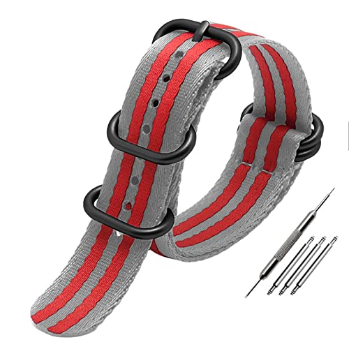 Bracelet nylon NATO de 22mm de qualité supérieure en toile douce