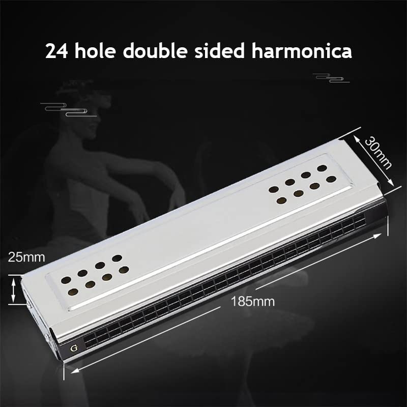 Harmonica 24 trous 2 – en – 1 harmonica vibrato bluesmouth orgue double clavier ensemble c & G gaita according harpe… - Les Beatles, Paul McCartney, John Lennon, RIngo Starr, George Harrison Harmonica 24 trous 2 - en - 1 harmonica vibrato bluesmouth orgue double clavier ensemble c & G gaita according harpe… – Image 5