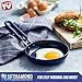 Blue Diamond Mini Egg Frying Pan Skillet, Diamond Infused Healthy Ceramic Nonstick, PFAS and PFOA-Free, Dishwasher and Oven Safe, Even Heating, Metal Utensil Safe, Warp Control Base, Blue