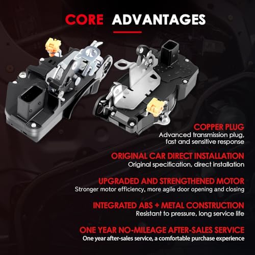 Image of CCIYU 2PCS Front Left+Right Door Lock Actuator for Cadillac for Chevrolet