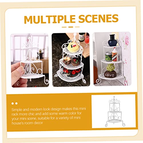 TOYANDONA 5 Pçs Balança De Armazenamento De Boneca Mini Prateleira De Jogo Em Miniatura Rack De Casa