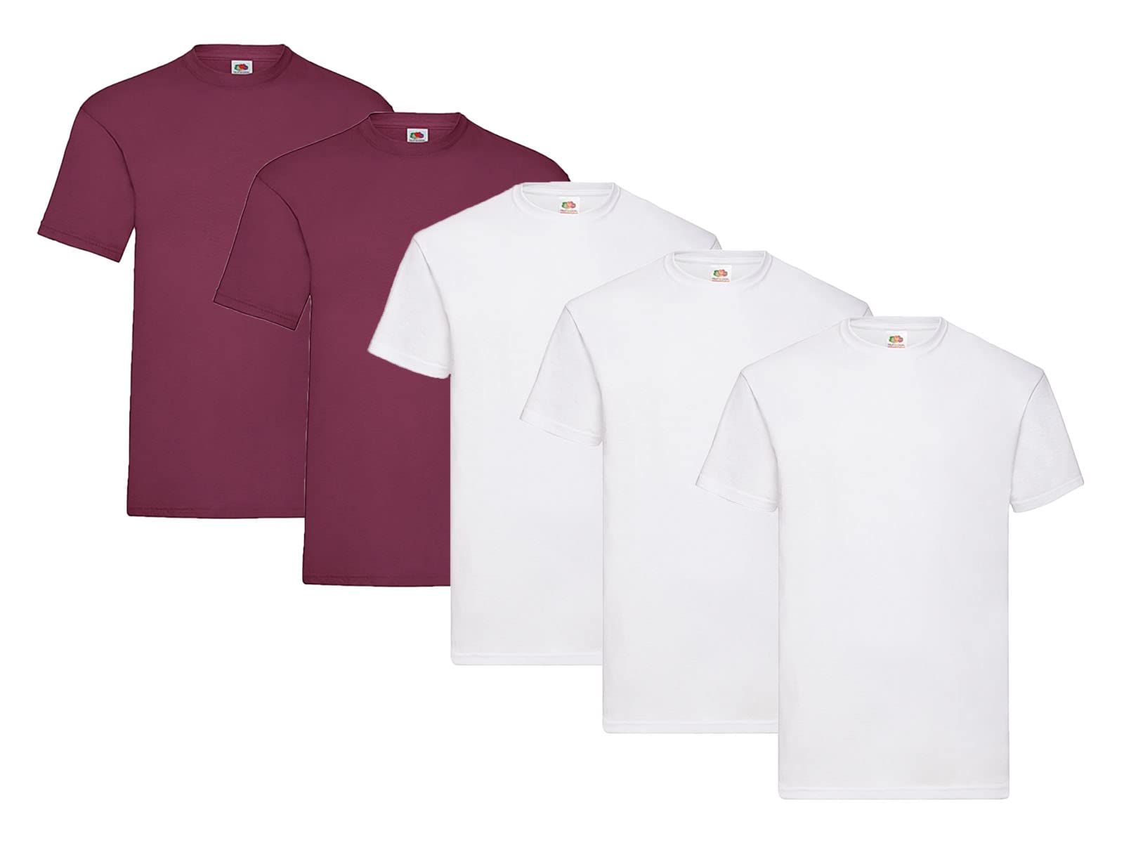 Fruit of the Loom Valueweight Men's T-Shirt, Pack of 5, XL