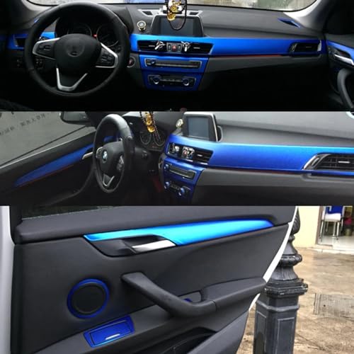 Protection carbone 5D BMW X1 F48 contre rayures console centrale - 7