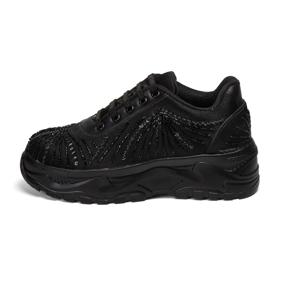 rettrose The Solena Luxury Starburst Sequin Embellished Trainer-picture-38