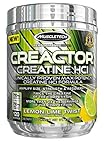 MuscleTech Creactor, Max Potency Creatine Powder, Micronized Creatine and Creatine HCl, Lemon Lime Twist, 120 Servings (238g)