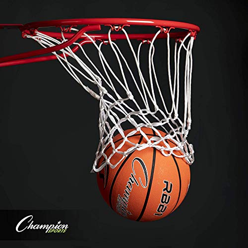 Image of Champion Sports Official Heavy Duty Rubber Cover Nylon Basketballs