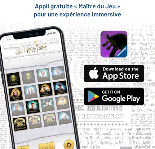 Ravensburger - Loup-Garou pour Une Nuit - Harry Potter - Mangemorts - Jeux de société - Jeu d'Ambiance - De 3 à 10 Joueurs à partir de 9 Ans - Mixte - 27354 - (Multilingue – Français Inclus)