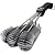 Kona 360/Clean Grill Brush - Powerful 30-Second Grill Cleaner - The World's Best Grill Brush, Bristle | Free of Brass Wire & Safe BBQ Grill Brush, BBQ Brush Accessory for Grill Cleaning Kit - 18 Inch